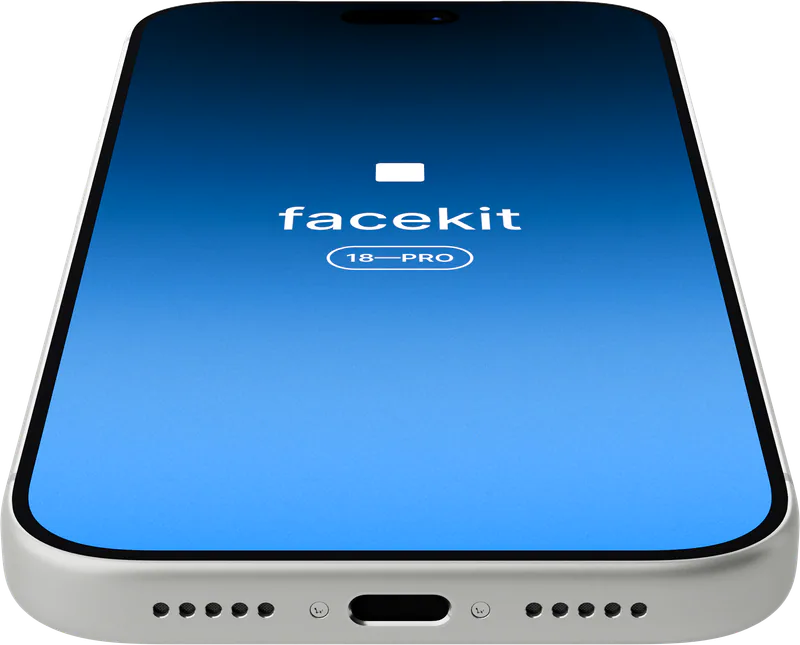 iPhone 18 Pro in Silver, mockup 3