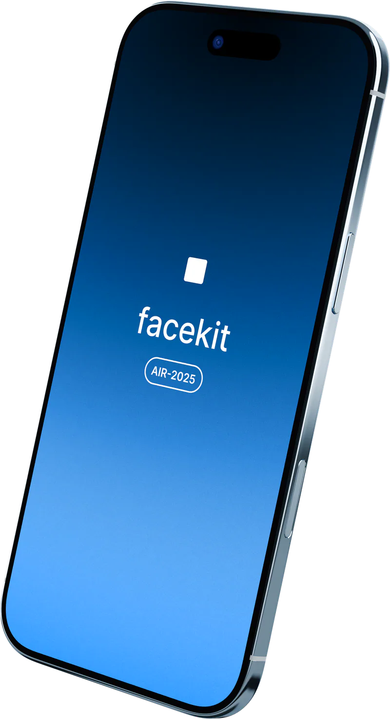 iPhone Air (2025) in Sky Blue, mockup 6