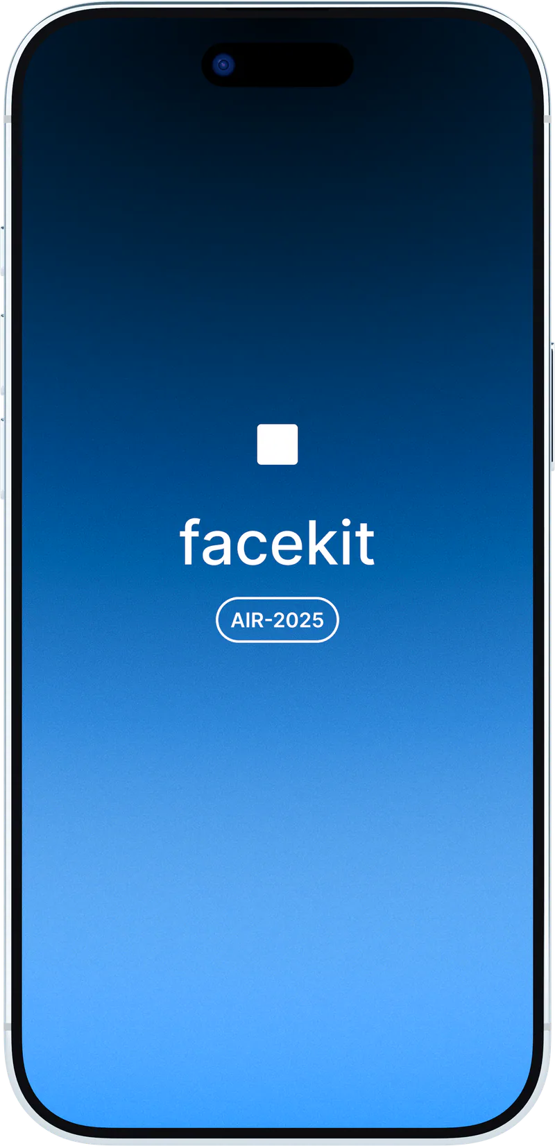 iPhone Air (2025) in Sky Blue, mockup 7