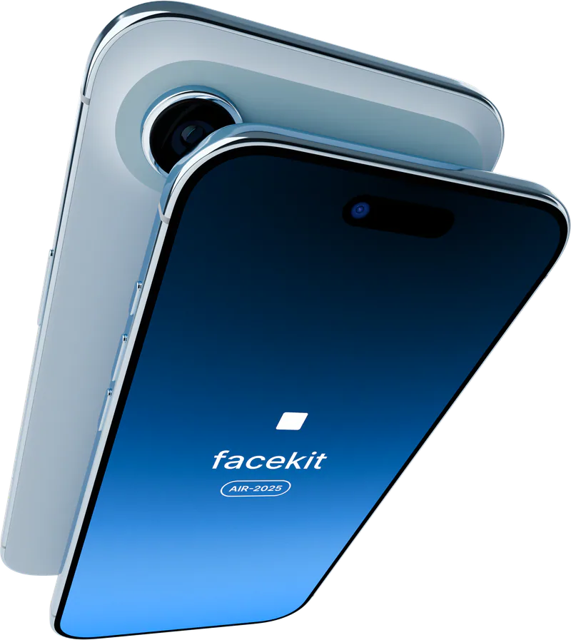 iPhone Air (2025) in Sky Blue, mockup 11