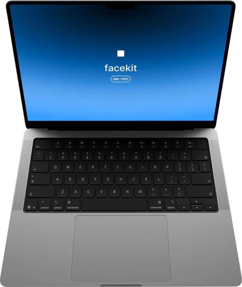 MacBook Pro in Silver, mockup 10